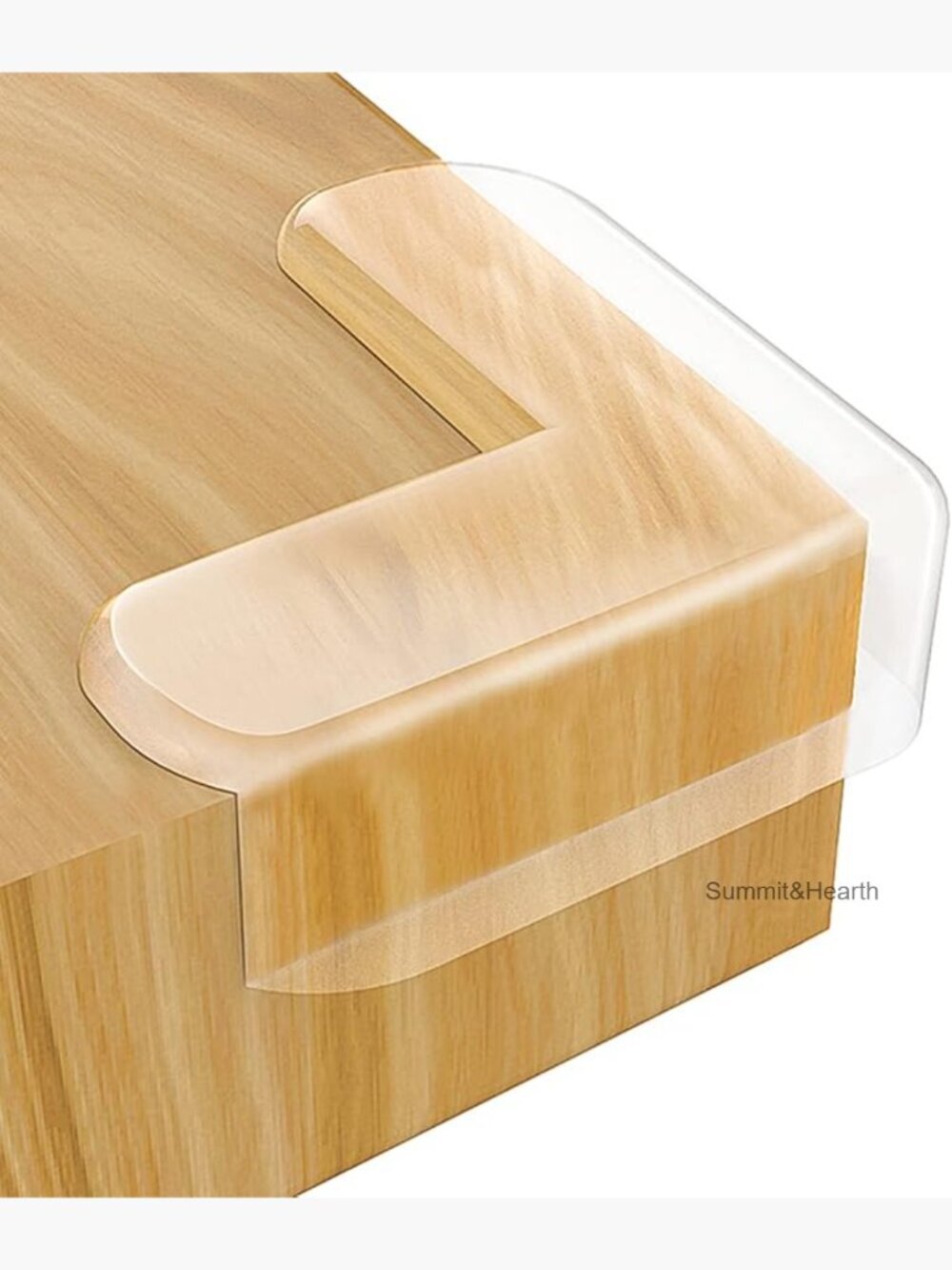 8-Pack L-Shaped Furniture Corner Protectors, Baby Proofing Safety Guards